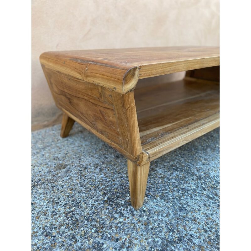Table basse en teck recyclé – Image 2