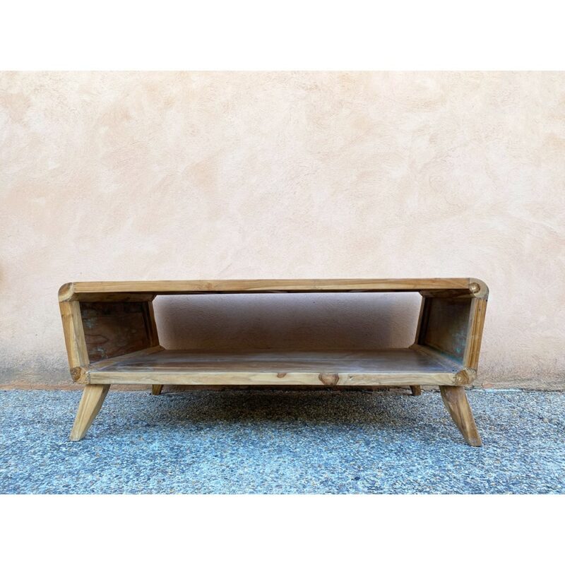 Table basse en teck recyclé – Image 4