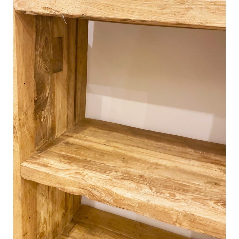 Meuble étagère en teck recyclé – Image 3