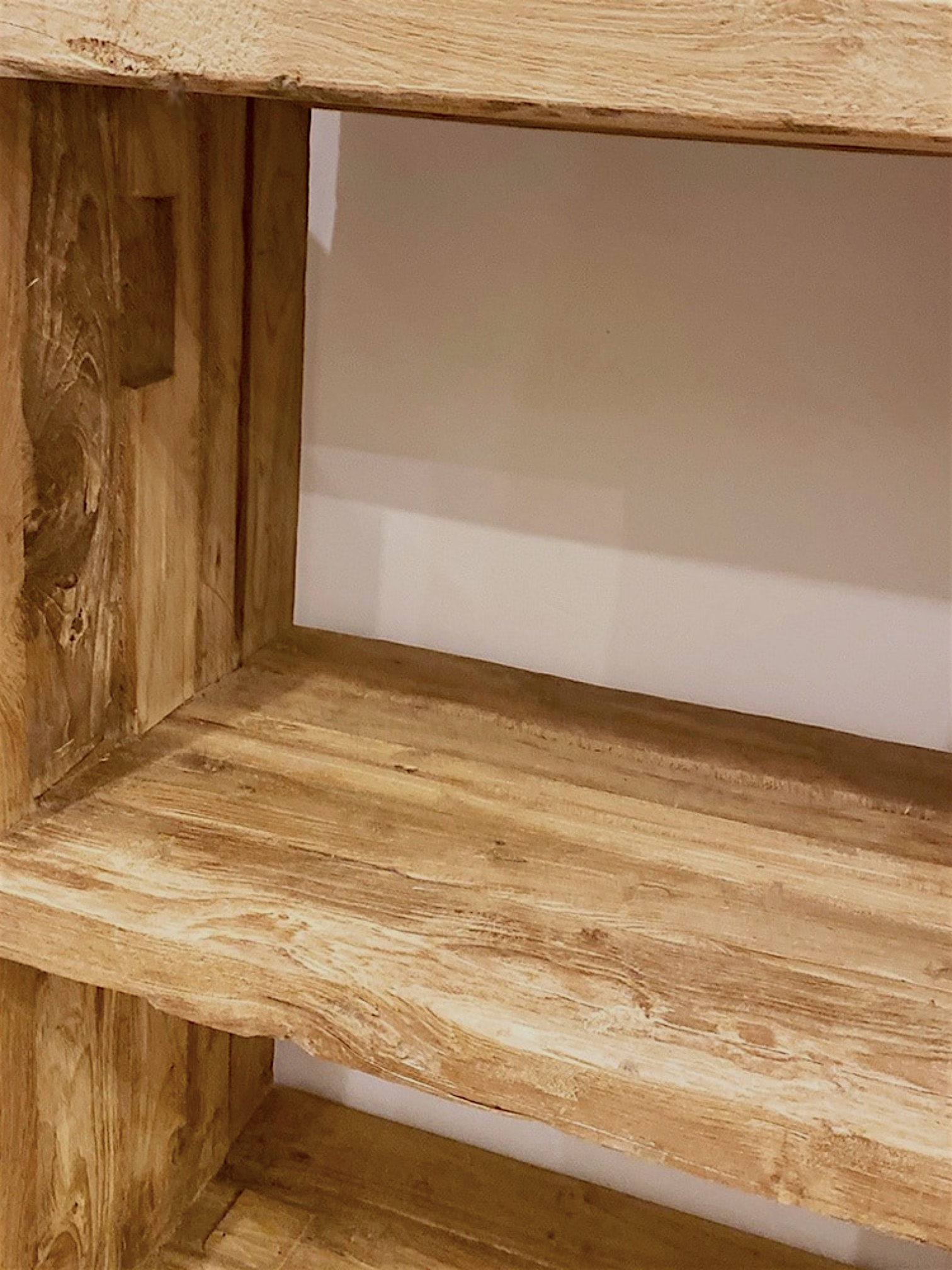 Meuble étagère en teck recyclé – Image 3