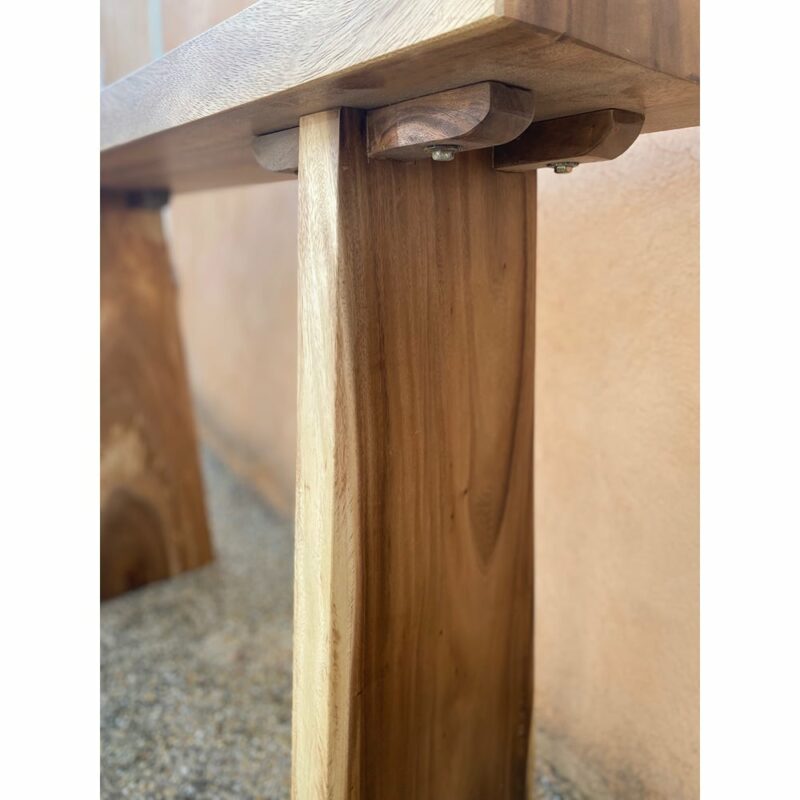 console en bois massif