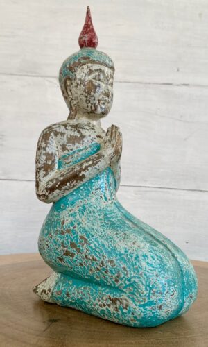 sculpture en bois bouddha