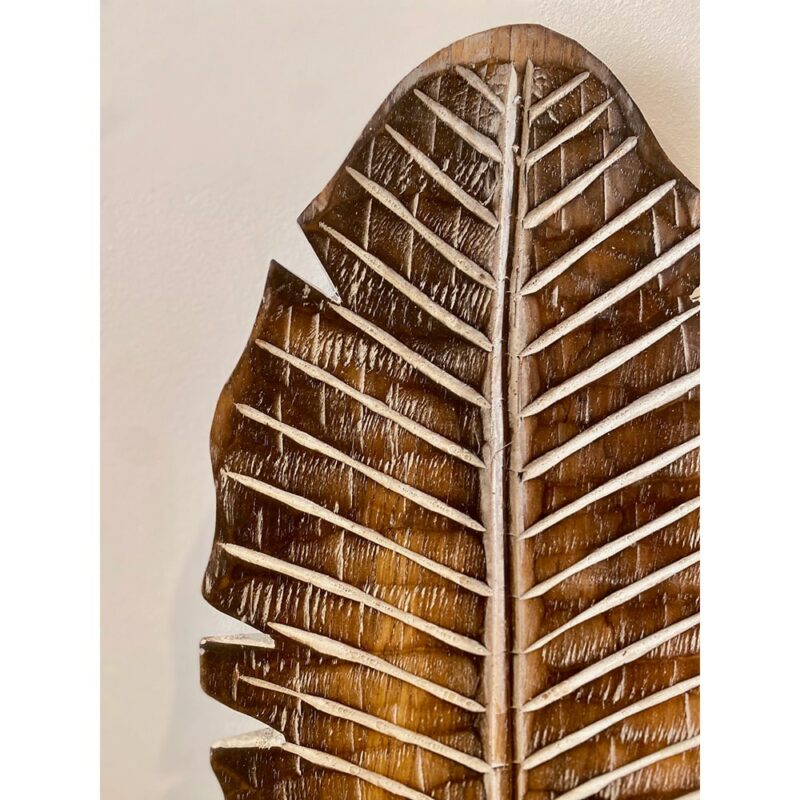 Feuille de bananier en bois – Image 2