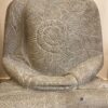 BouddHa assis avec gravures en pierre de rivière – Image 5