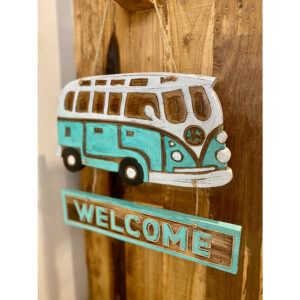 Pancarte bois Van Welcome