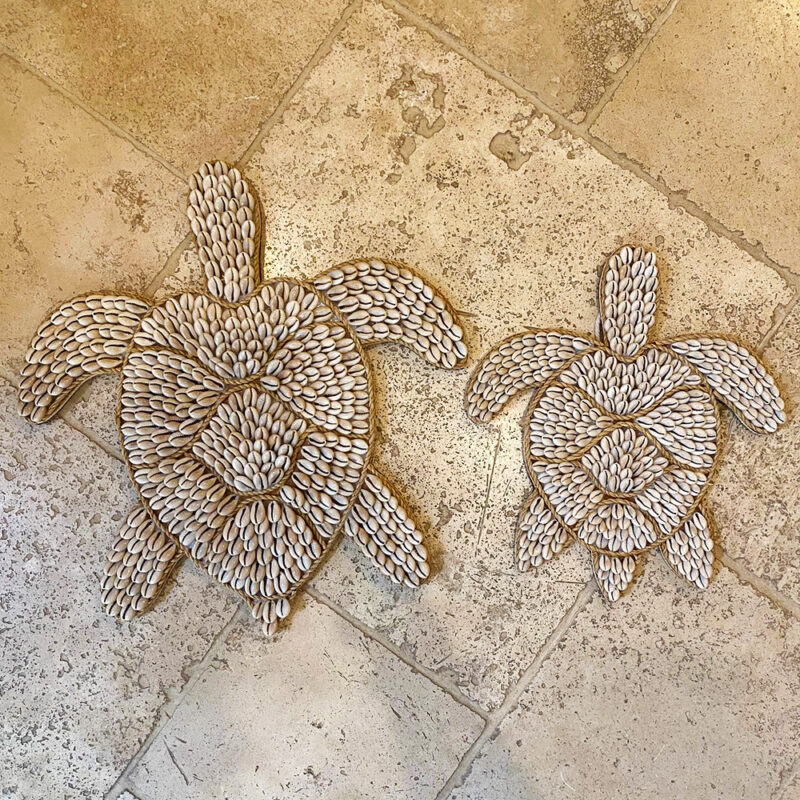 Tortue murale en coquillages – Image 6