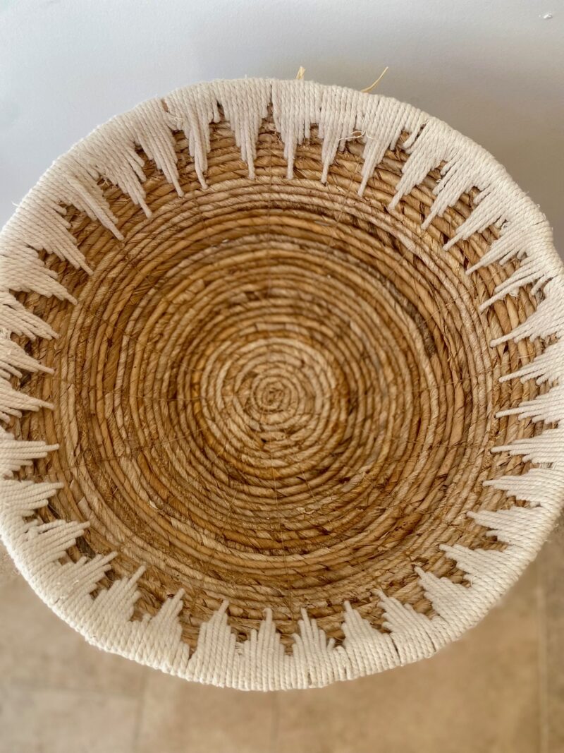 Grandes panières en bananier & macramé – Image 5