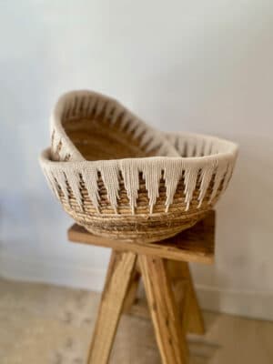 corbeille à fruits macramé déco