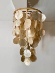 Lustre suspension en nacre