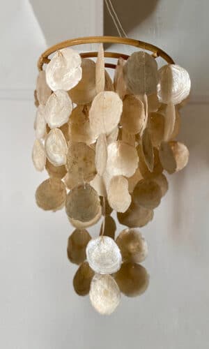 Lustre suspension en nacre