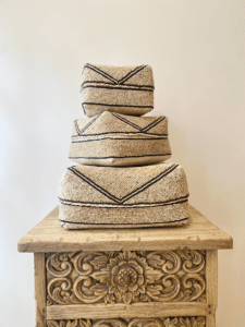 boite déco beige et noire