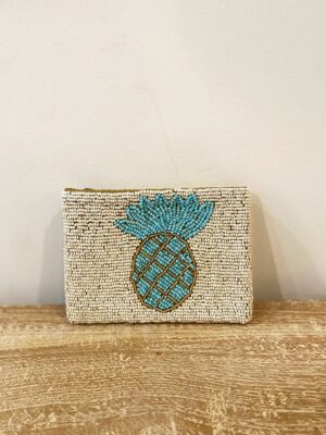 Porte-monnaie en perles - modèle ananas
