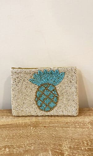 Porte-monnaie en perles - modèle ananas