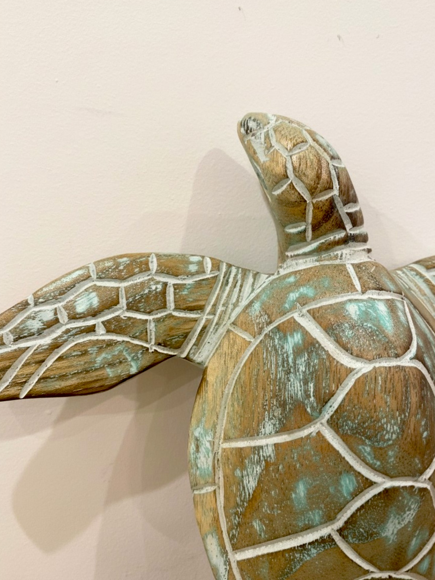 Grande tortue en bois – Image 2