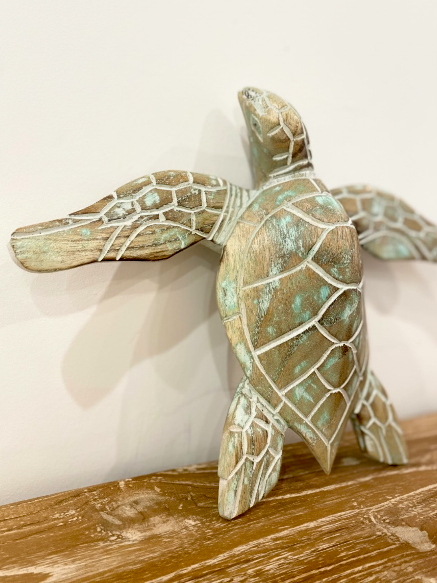 Grande tortue en bois – Image 3