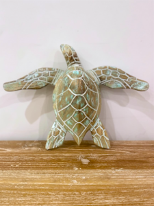 déco tortue bois