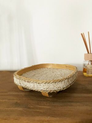 Vide-poches en bambou & perles