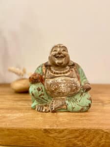 bouddha rieur en bois