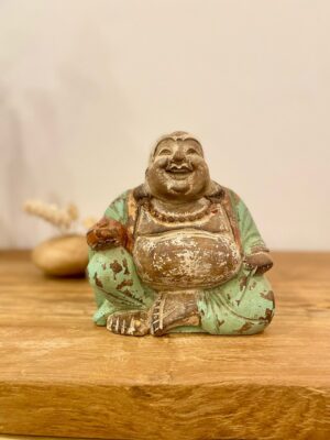 bouddha rieur en bois