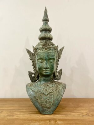 Buste thaïlandais Thephanom en laiton