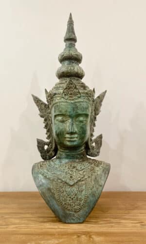 Buste thaïlandais Thephanom en laiton