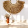 Collier mural paille & coquillages