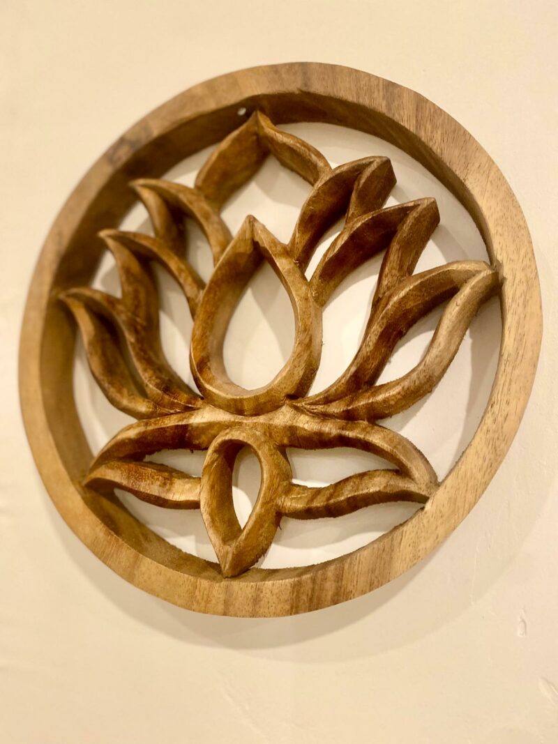 Lotus en bois – Image 3