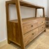 console en teck avec tiroirs