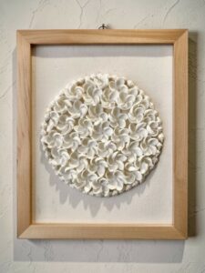 Coquillages sur toile