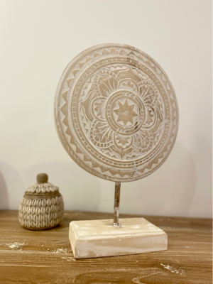 mandala en bois
