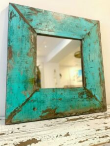 miroir original en bois