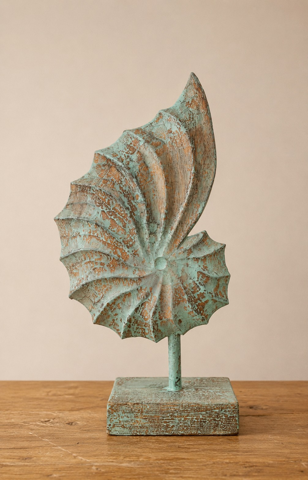 Nautilus sculpté en bois – Image 8