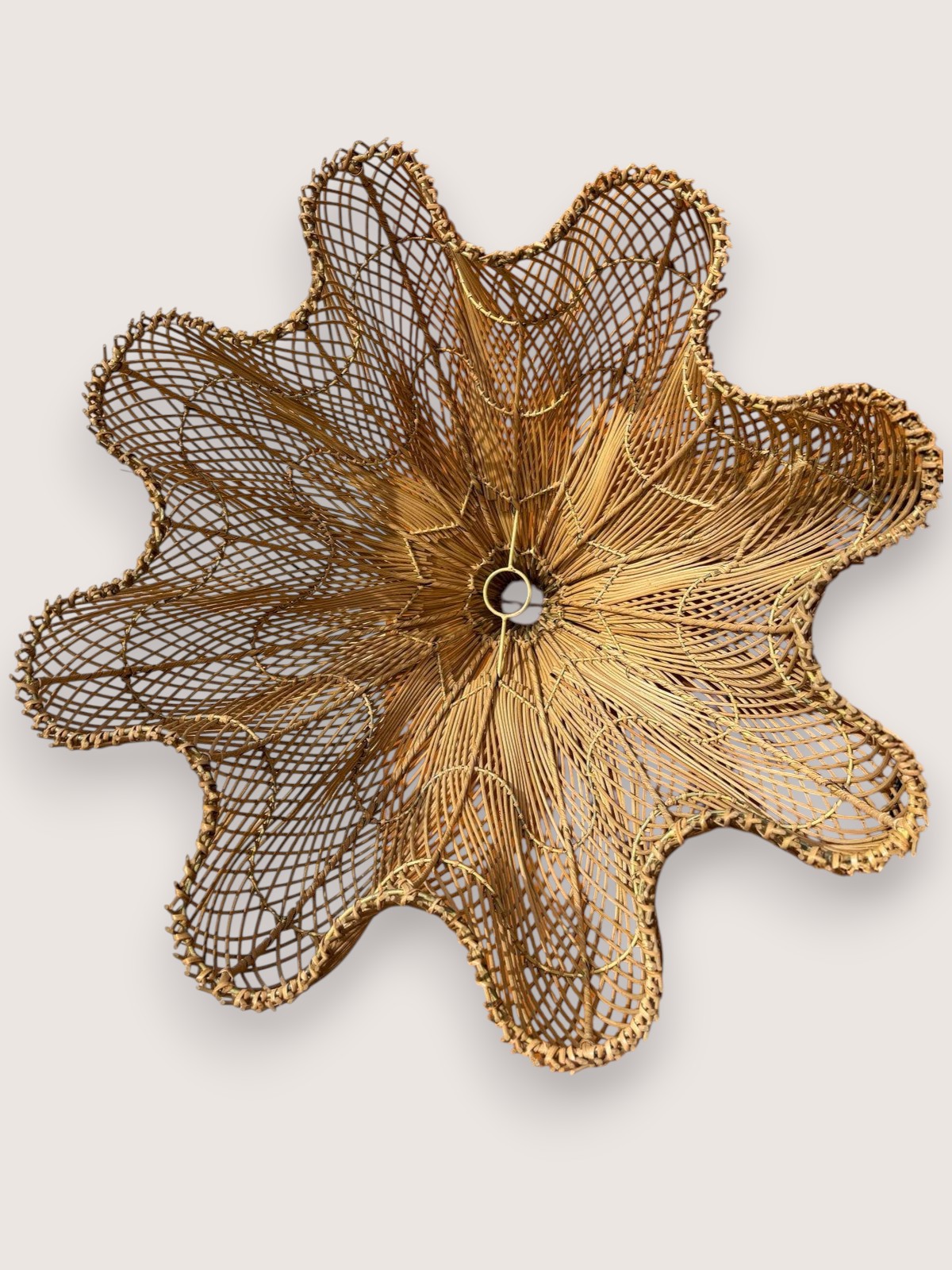 Suspension en rotin Fleur 60 cm – Image 5